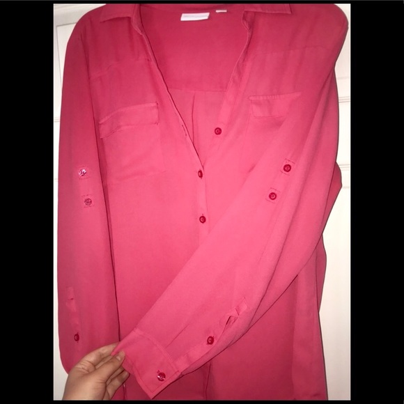 💗NEW YORK & COMPANY BUTTON DOWN SHIRT - Picture 2 of 4